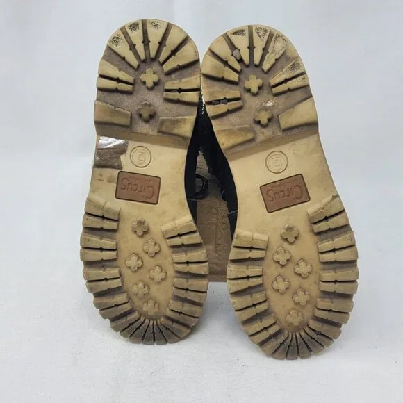 Circus By Sam Edelman Womens Kilbourn Winter Boots Brown Faux Fur Lace Up SZ 6 - Picture 9 of 12